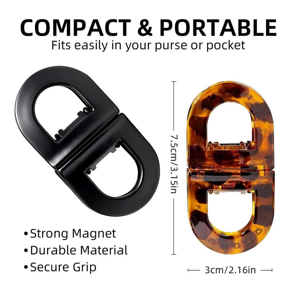 Magnetic Snap Hair Clips