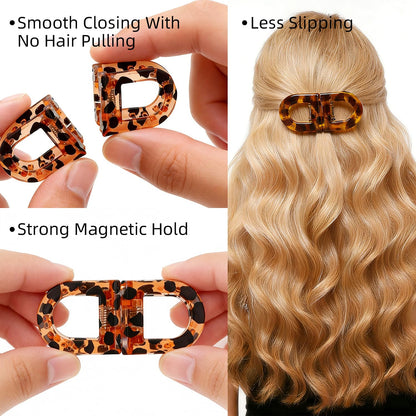 Magnetic Snap Hair Clips